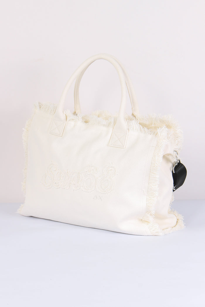 Shopping Grande Frange Bianco-2