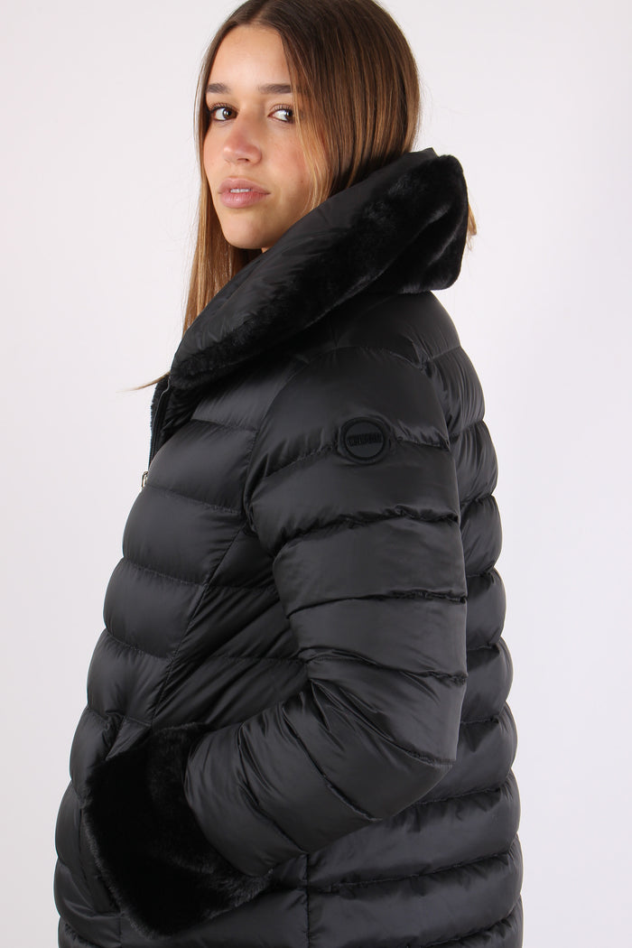 Ecopelliccia Reversibile Nero-11