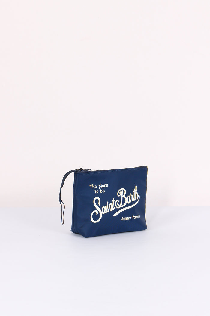 Aline Pochette Nylon Blue Navy-5