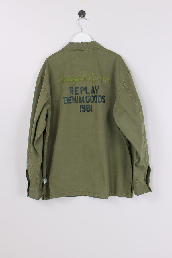 Camicia Logo Schiena Militare-2