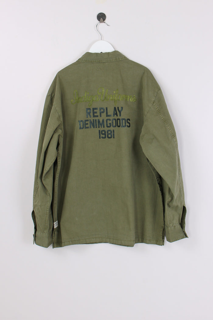 Camicia Logo Schiena Militare-2