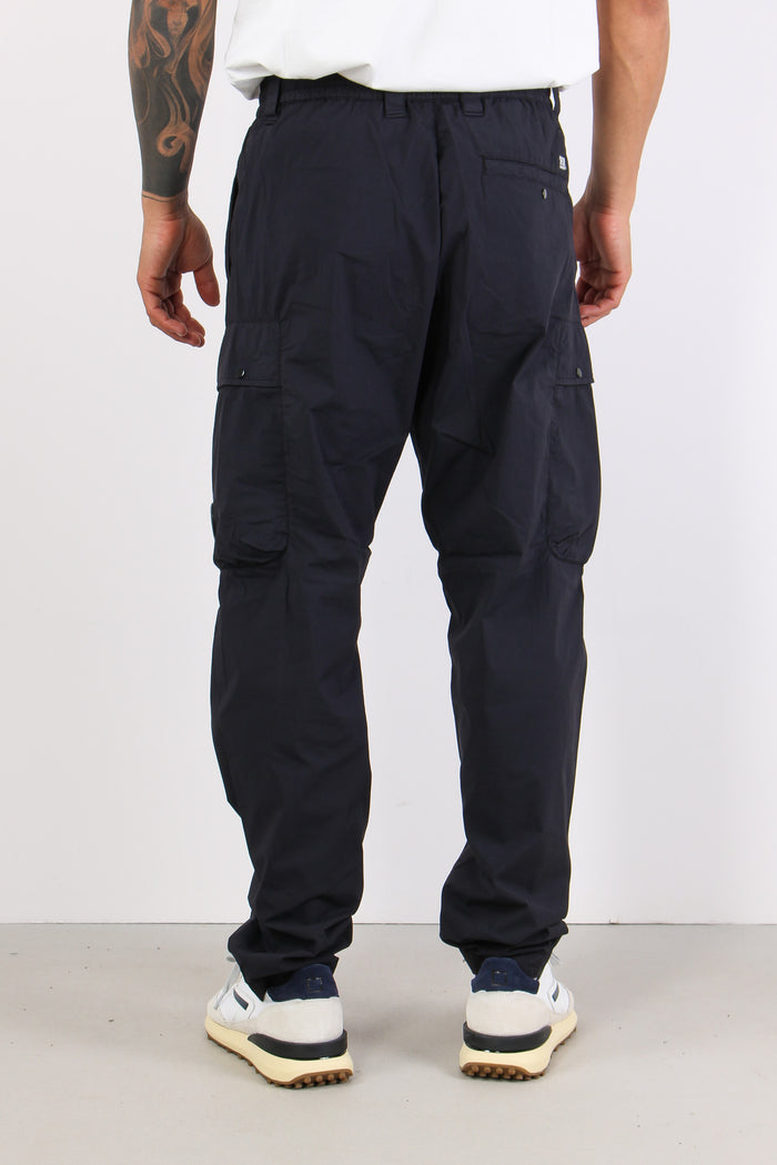 Pantalone Bimateriale Tasche Total Eclipse-4