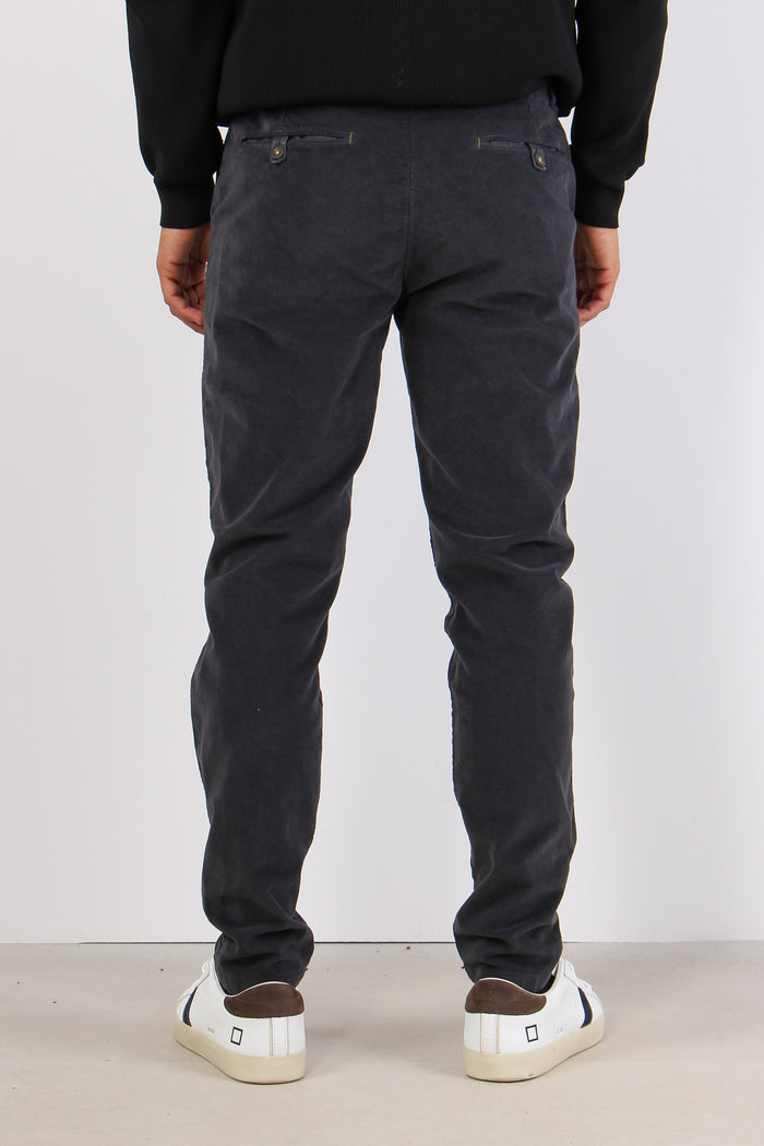 Chino Basico Velluto Liscio Asfalto-4