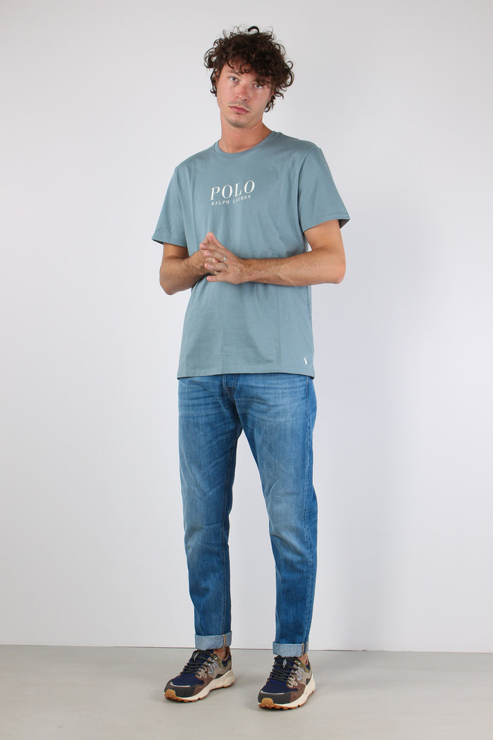 T-shirtunderwear Maxi Scritta Cool Grey-2