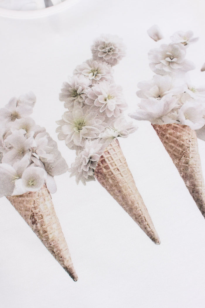 T-shirt Stampa Gelato Latte-4