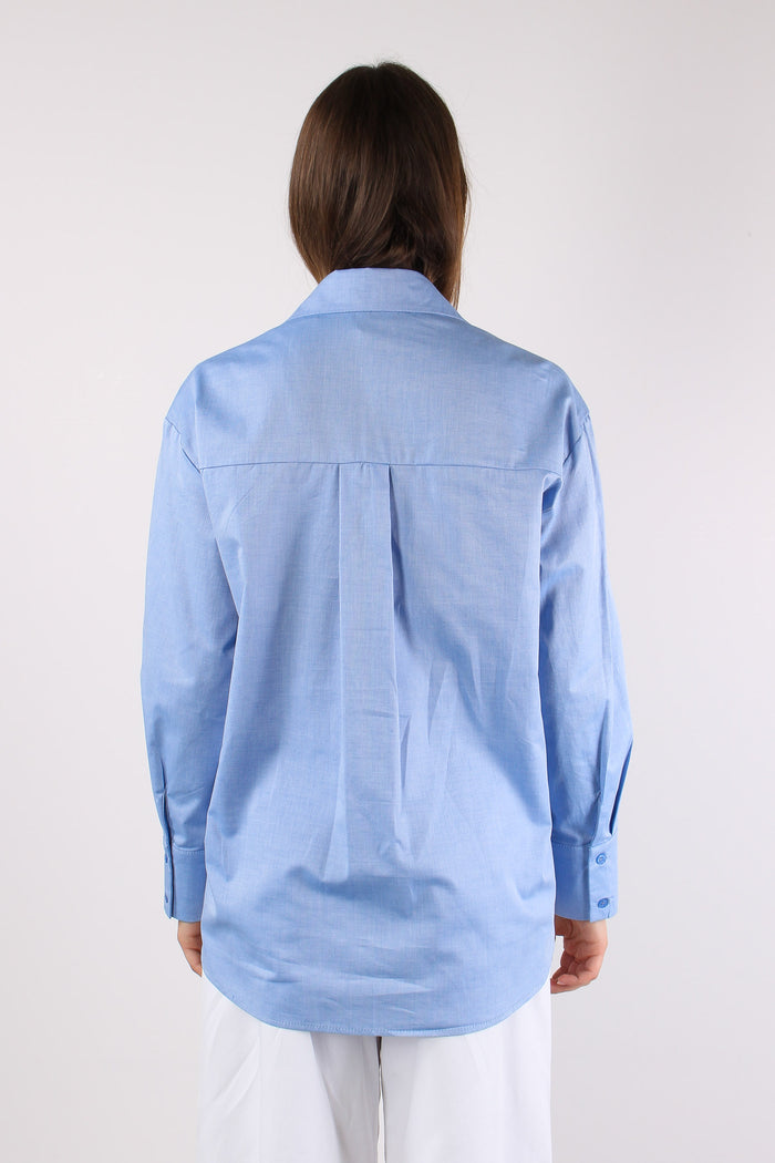 Camicia Over Castone Azzurro-6