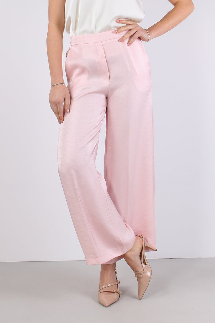 Pantalone Cropped Cangiante Rosa-2
