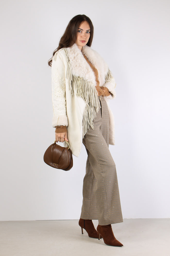 Montone Frange Ricamo Unica-8