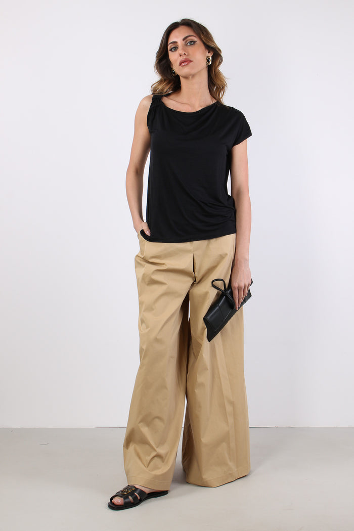 T-shirt Nodo Spalla Nero