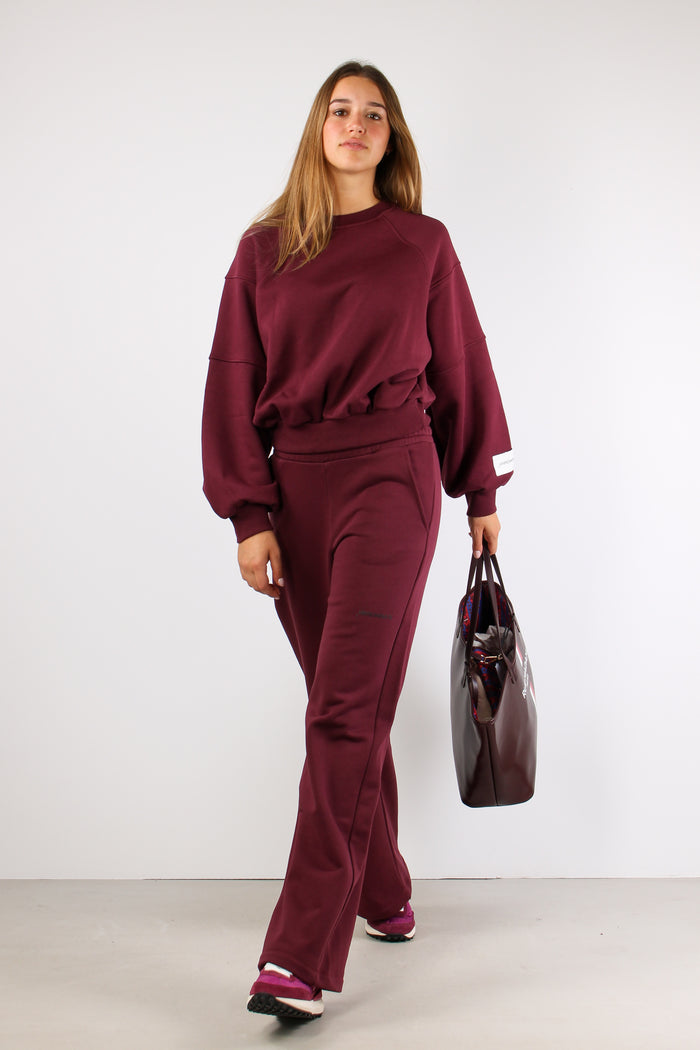 Felpa Manica Reglan Bordeaux-6