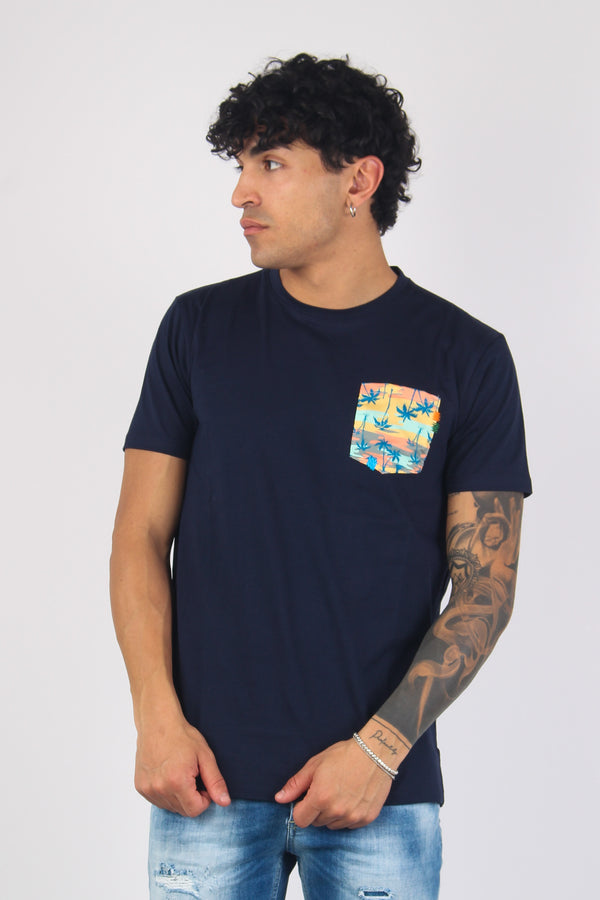 T-shirt Taschino Palme Blu