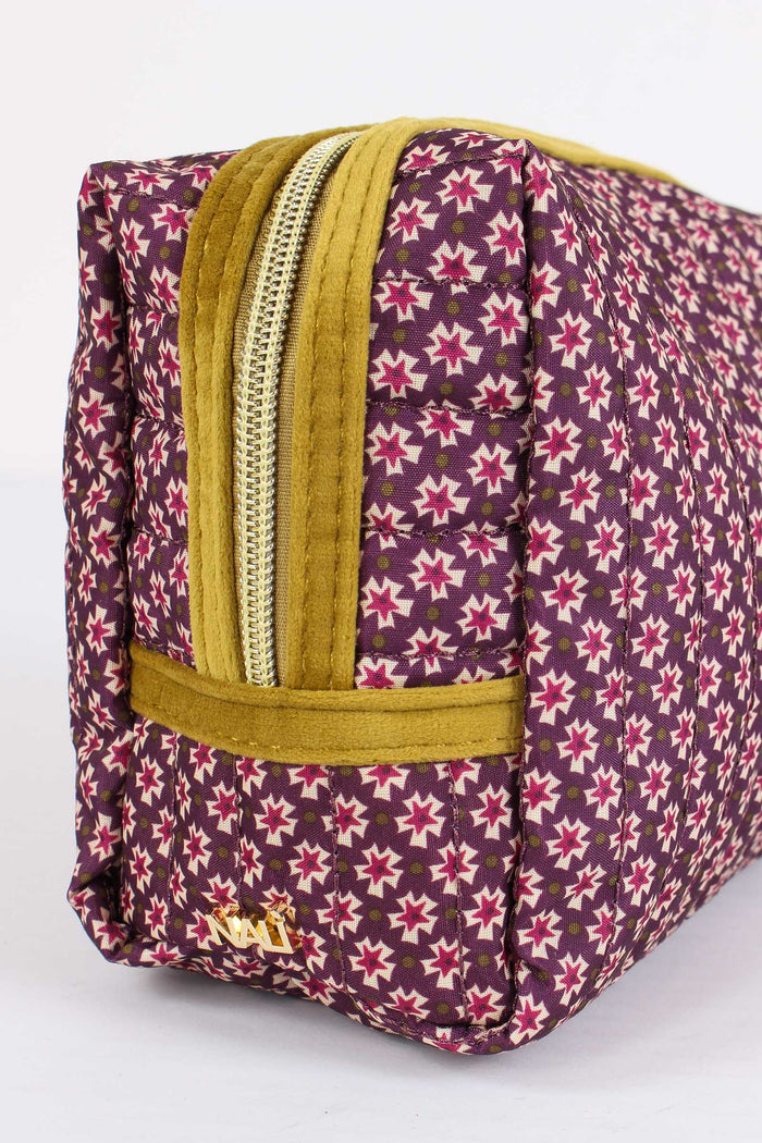 Pochette Patch Lettera D Viola/ocra-5