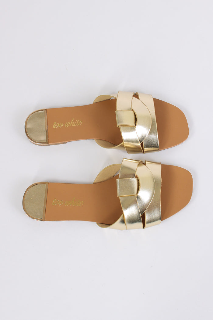 Ciabatta Intreccio Gold-5