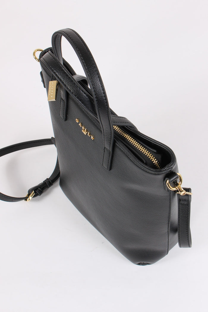 Mini Shopping Zip Nero-4