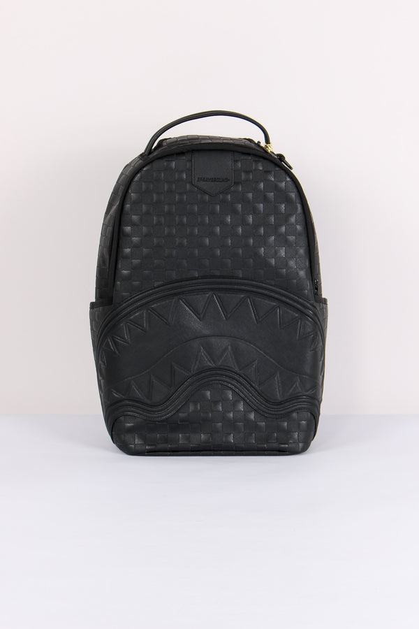 Backpack Raised Check Nero