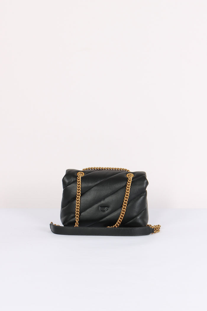 Tracollina Love Puff Mini Small Nero/antique Gold-3