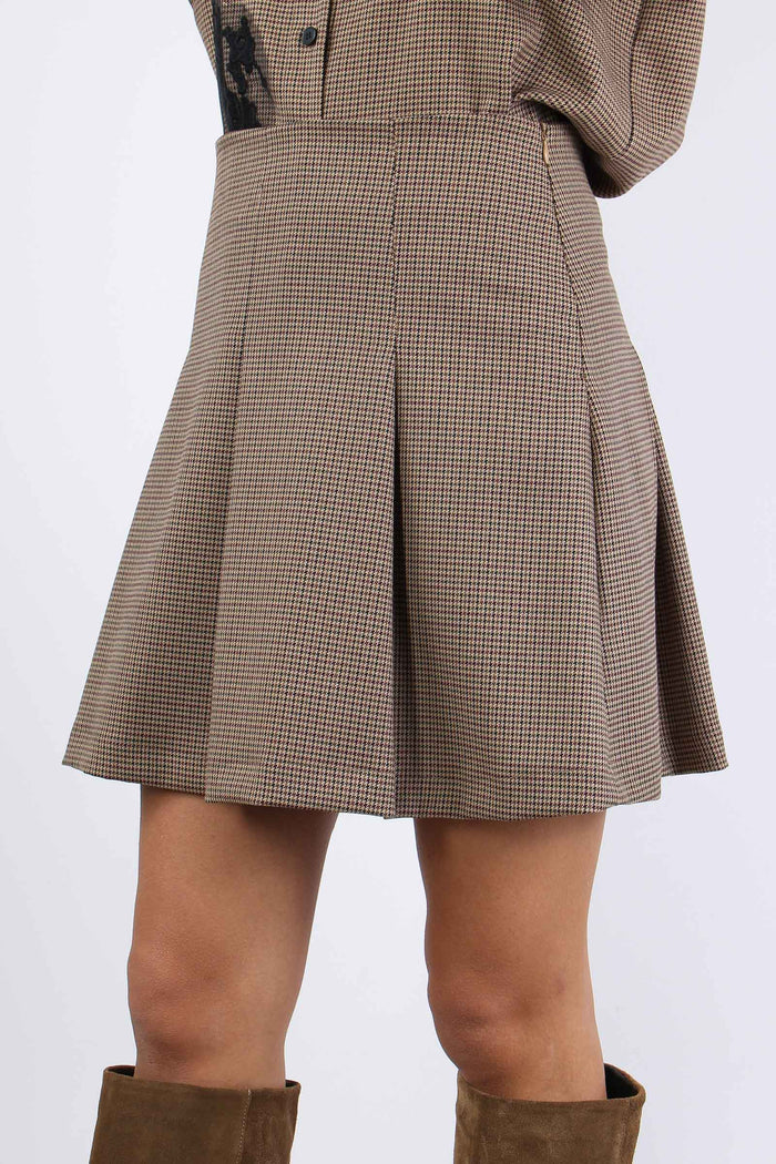 Minigonna Ruota Micro Check-5