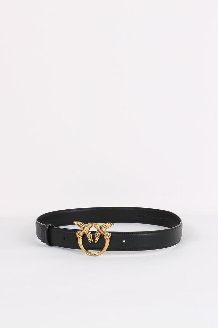Cintura Love Bery H3 Vitello Nero/gold