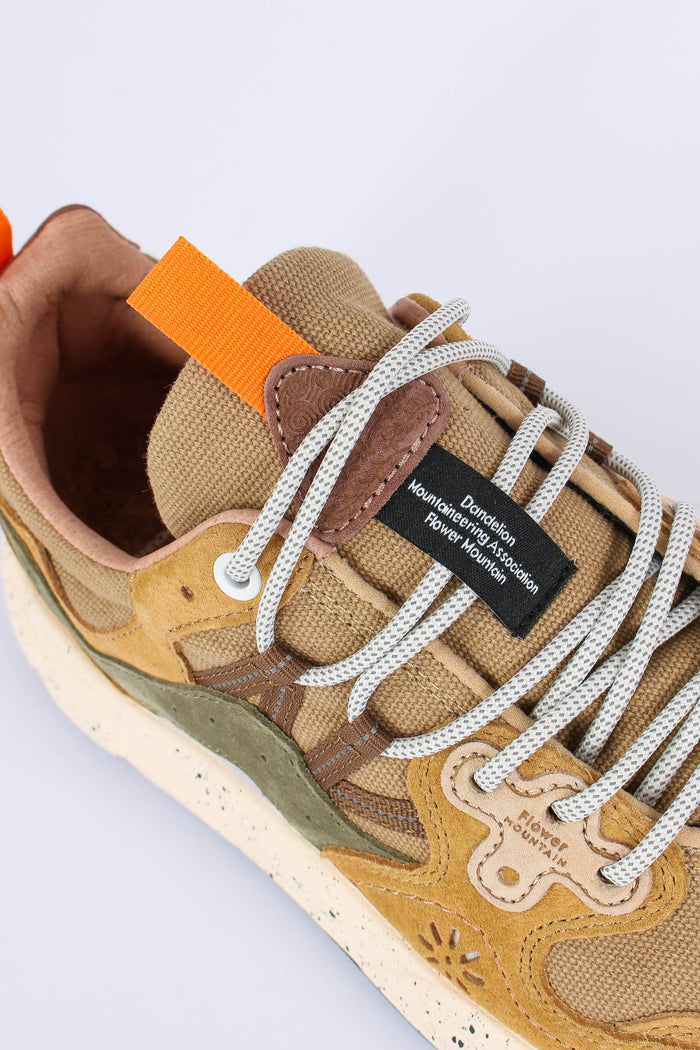 Sneakers Yamano Suede Canvas Kaki/military-7