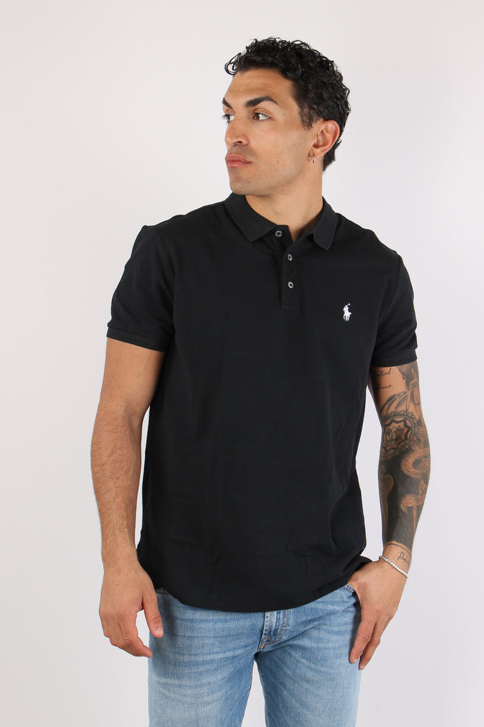 Polo Slim Fit Soft Polo Black-6