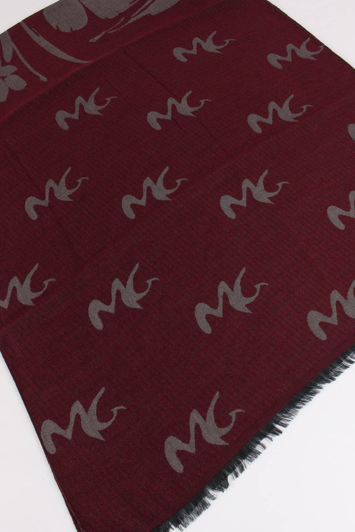 Sciarpa Logo Burgundy-5