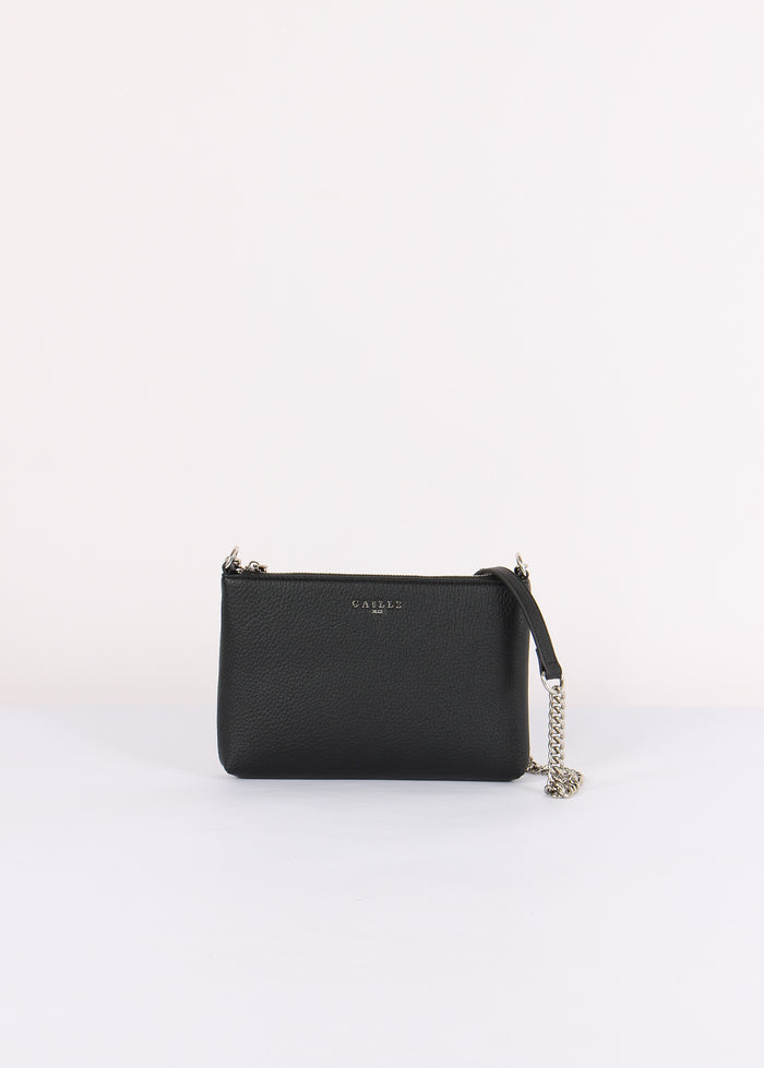 Mini Pochette Tracolla Bottalata Nero