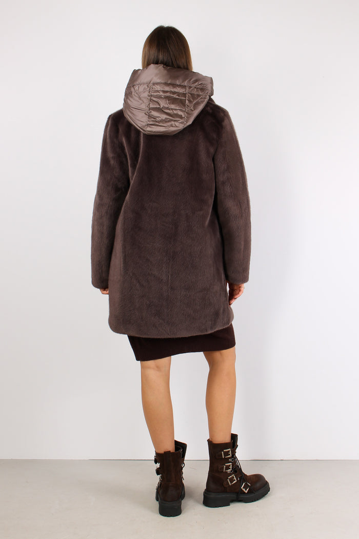 Cappotto Ecopelle Urban Bronze-4
