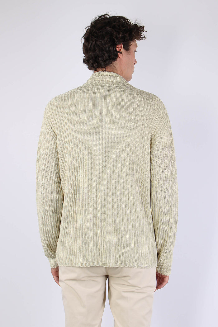 Cardigan Maglia Beige-4