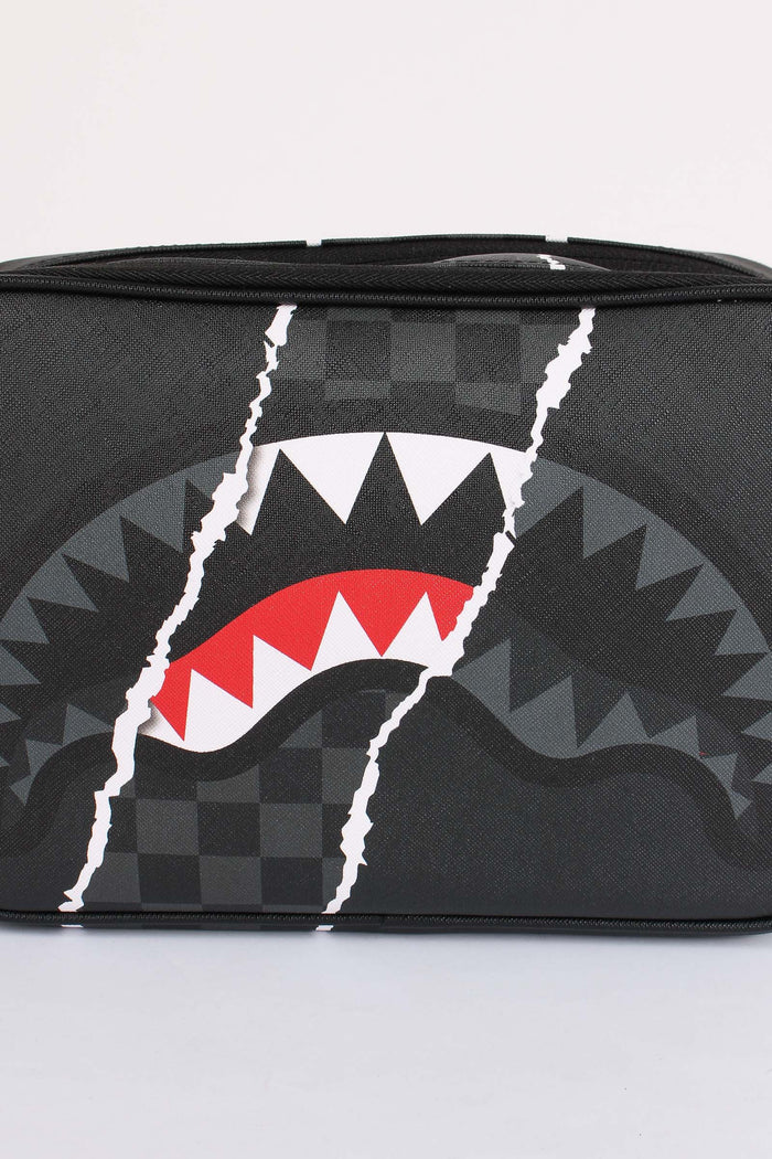 Pochette Center Rip Check Nero-5