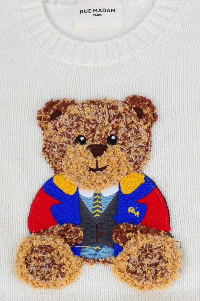 Pullover Orsetto White-8