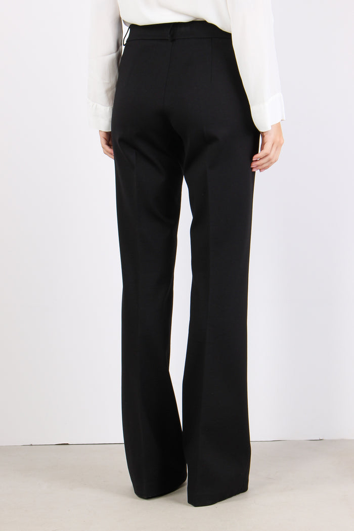 Pantalone Zampa Punto Milano Nero-4