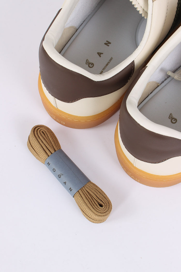 Sneaker Cool Pelle Bianco/sabbia/verde-8