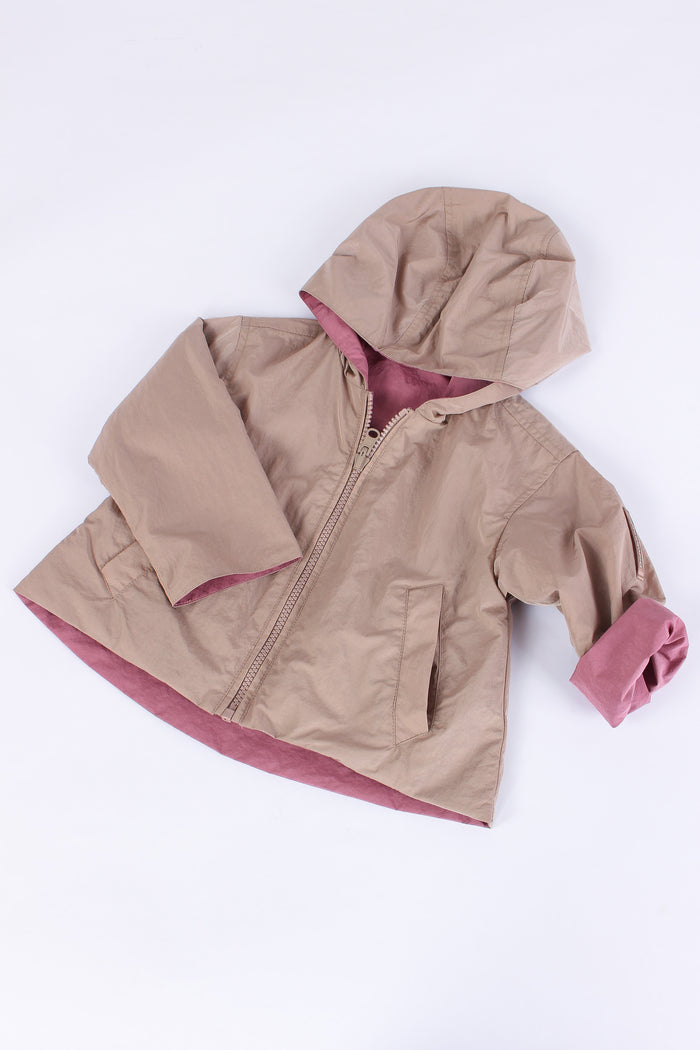 Cappettina Cappuccio Reversibi Hazelnut/iris-4
