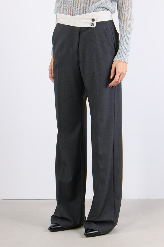 Pantalone Palazzo Graphite-3