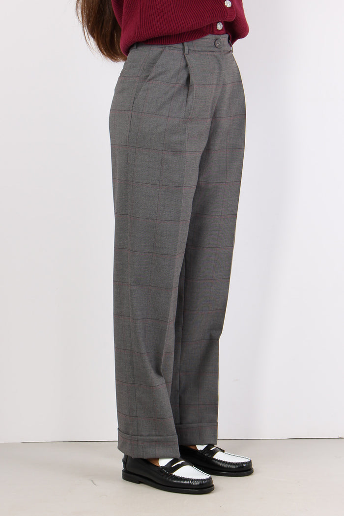 Hattilas Pantalone Mini Pences Grigio/bordeaux-6