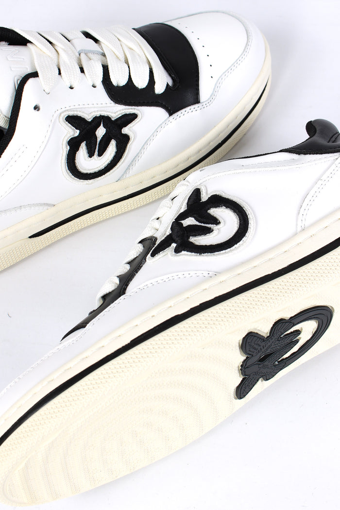 Mandy 01 Sneaker Logo Ricamo White/black-7