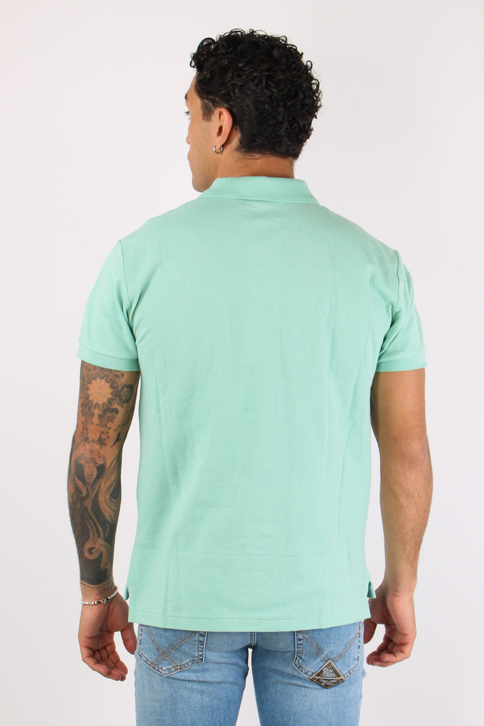 Polo Rete Slim Fit Celadon-4