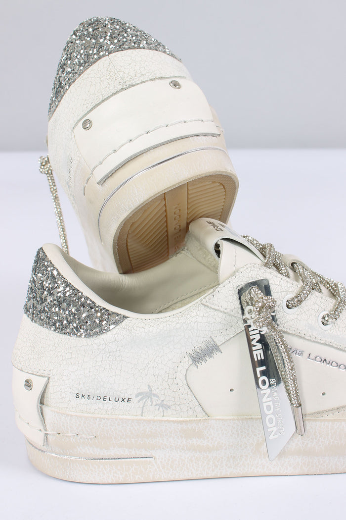 Sneakers Deluxe Always Shining Bianco-4