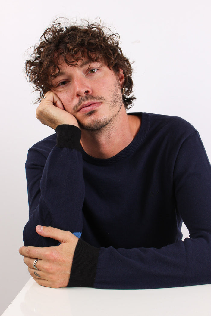 Maglia Profilo Toppa Navy Blue-7