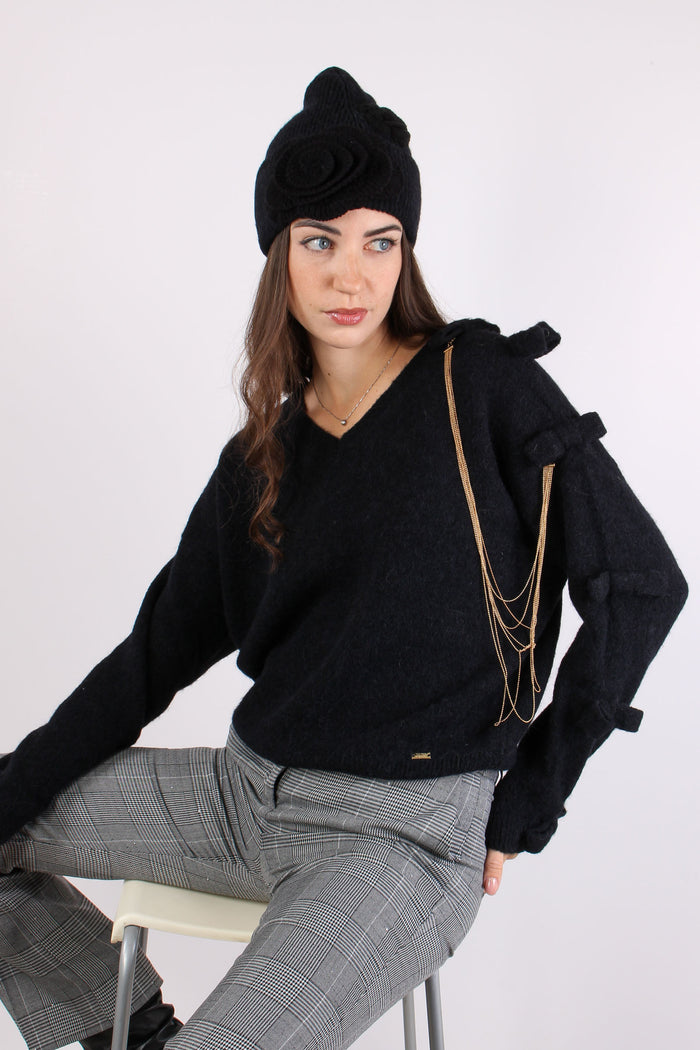 Maglia Scavo V Fiocchi Black-3