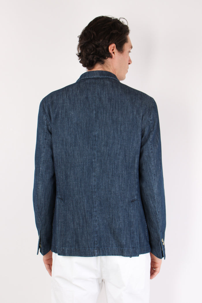 Giacca Doppiopetto Denim Denim-4