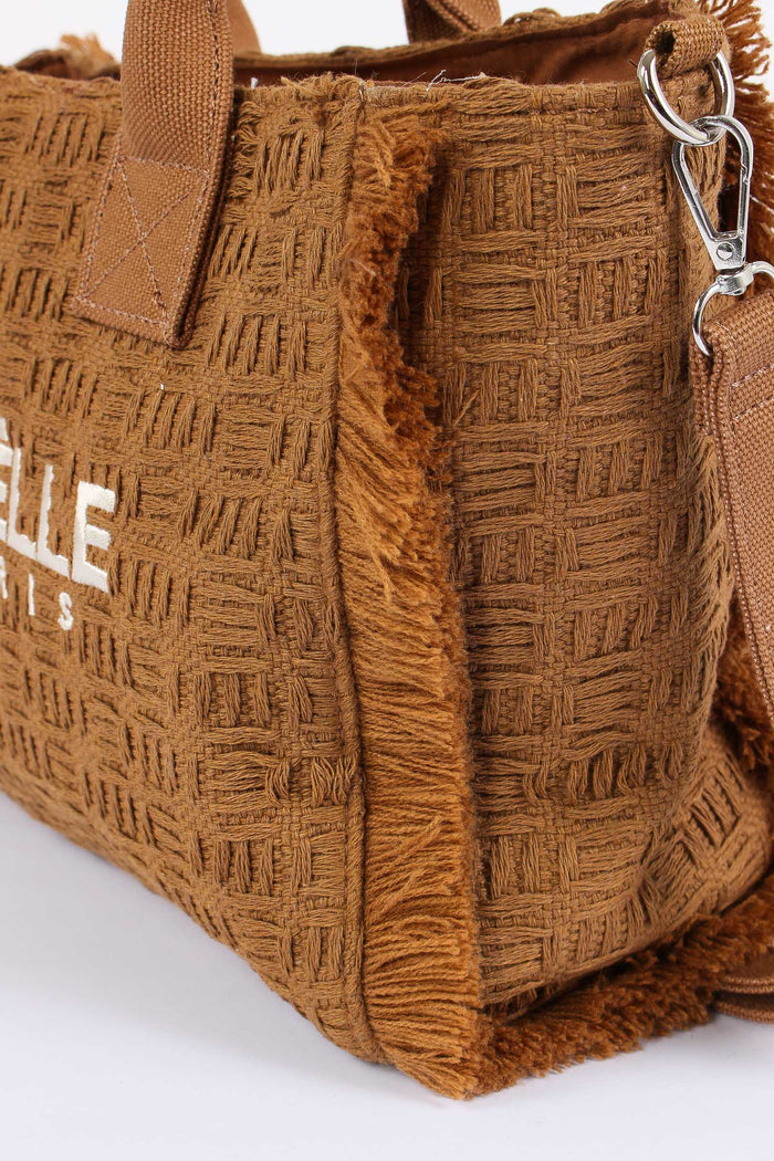 Tote Frange Basica Moka-5