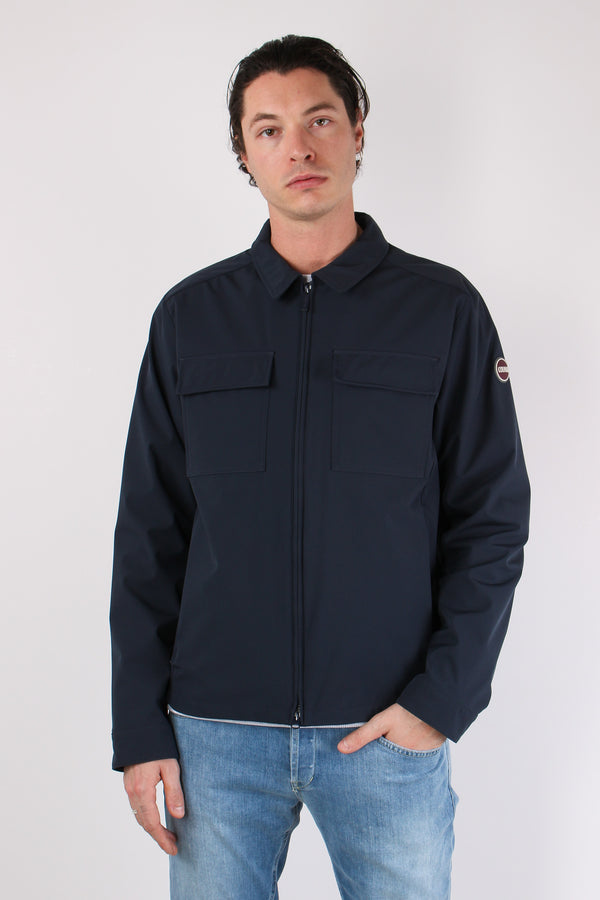 Over Jacket Soft Shell Navy-2