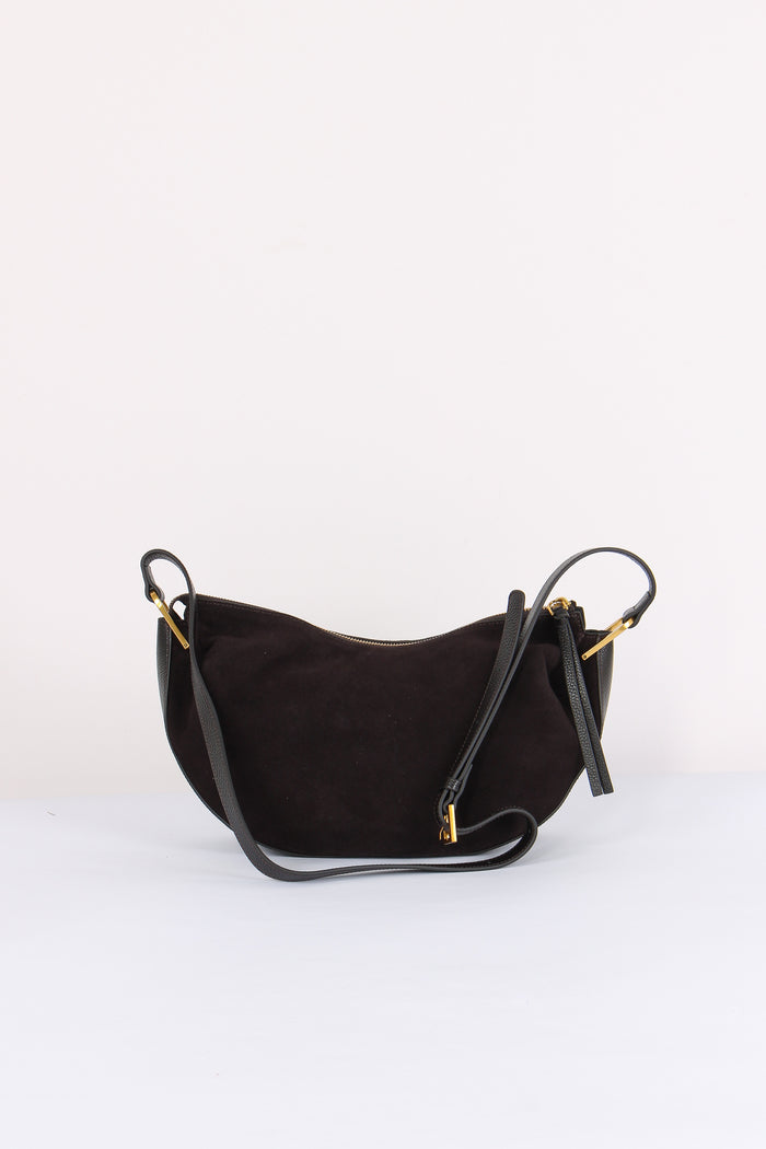 Hobo Suede Dark Brown-3
