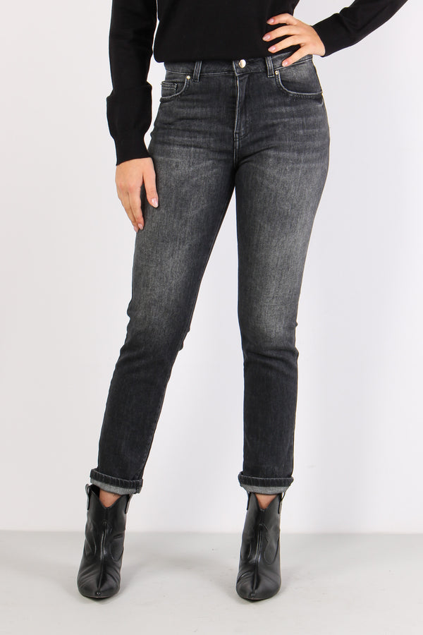 Cindy_31 Denim Regular Fibbia Black-2