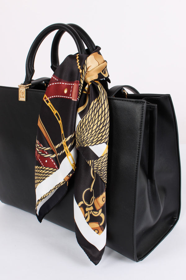 Foulard Fantasia Chain Black-2