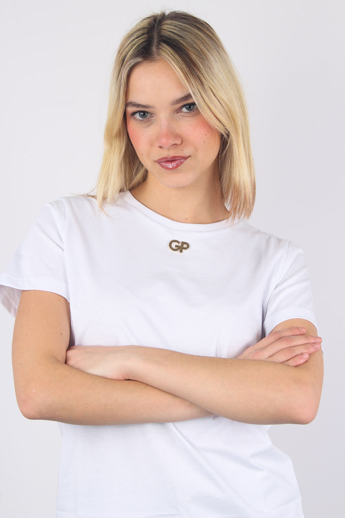 T-shirt Slim Gp Bianco-7