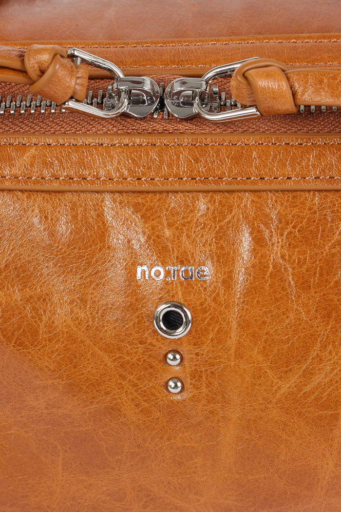 Trapezio Effetto Crinkle Tobacco-7