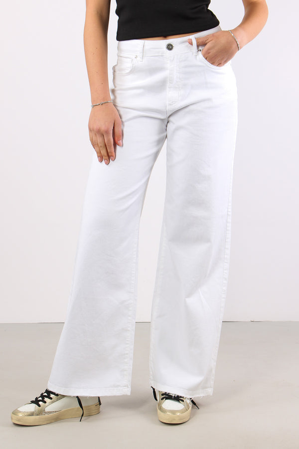 Selene Denim Palazzo Bianco-2