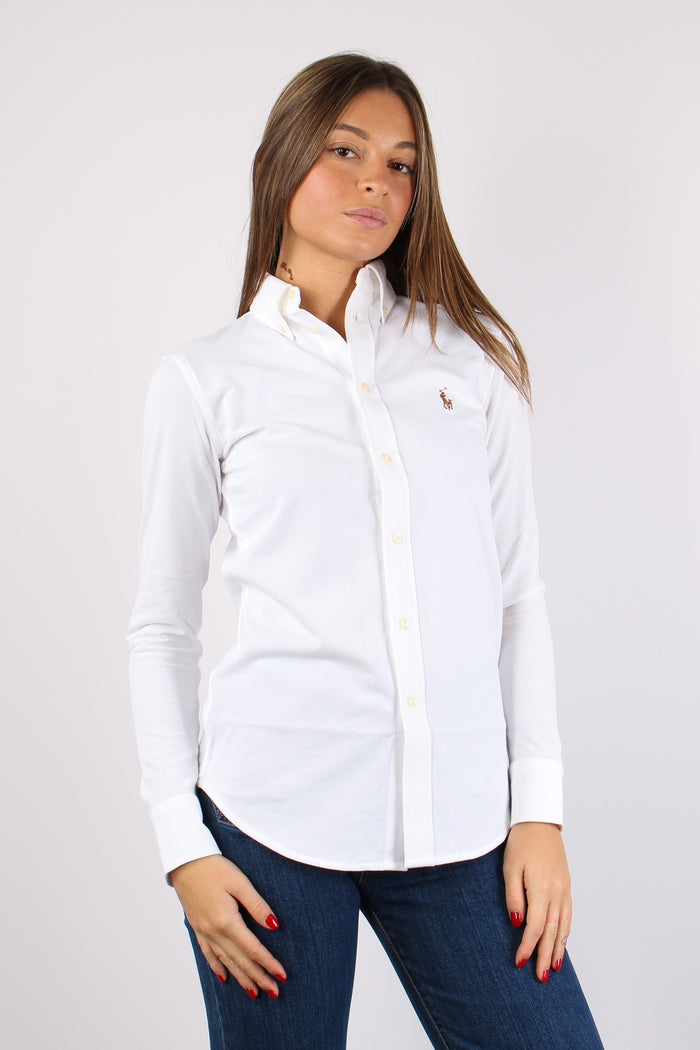 Camicia Oxford Basica White-5